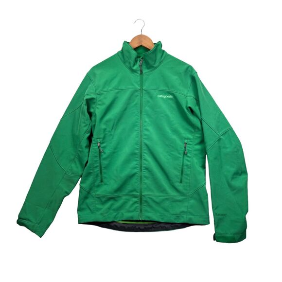 Patagonia Adze Jacket Men's Green Soft Shell Hiking Winter Full Zip sz M - Picture 1 of 6